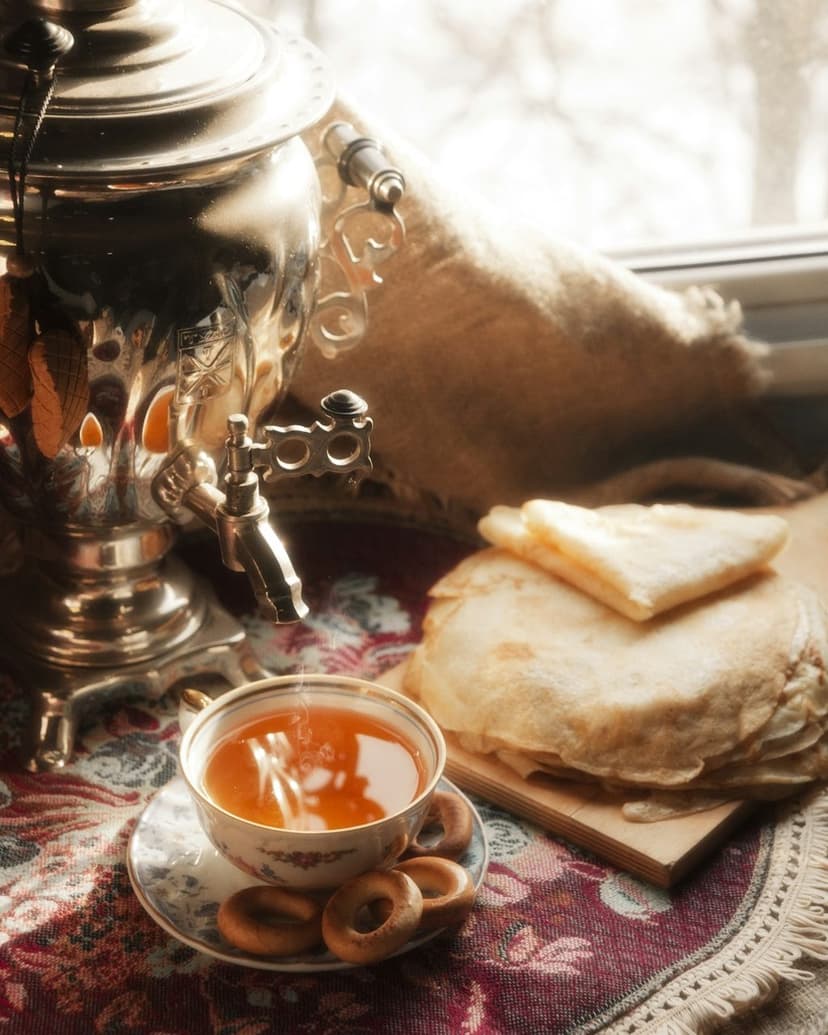 Semaverde demlenen çay (temsili görsel)