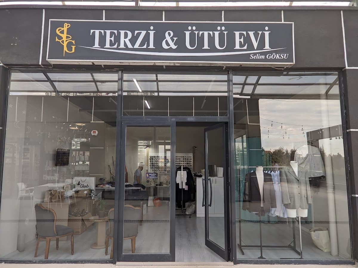 SG Terzi & Ütü Evi dükkân cephesi — İncek