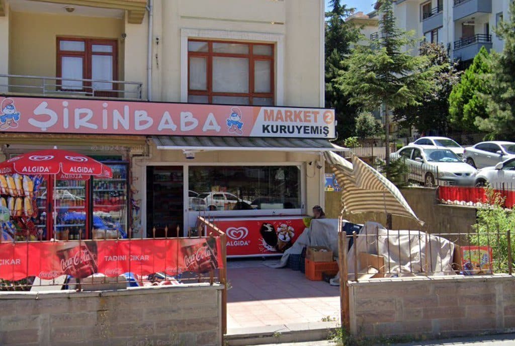 Şirinbaba Market & Kuruyemiş dükkân görünümü (Google Street View)
