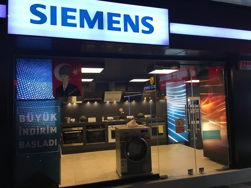 Siemens mağaza cephesi