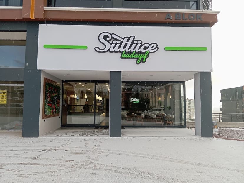 Sütlüce Kadayıf Gölbaşı dükkân görünümü