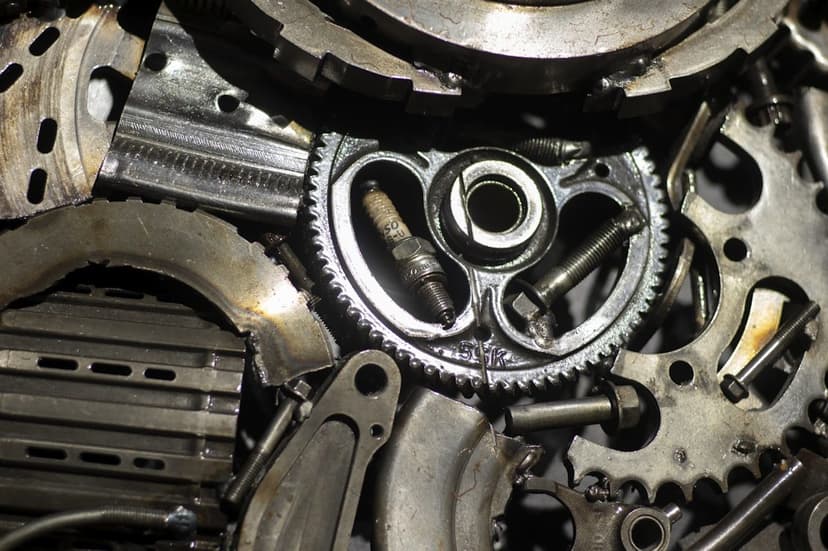 Motor ve mekanik aksam detayı (temsili görsel)