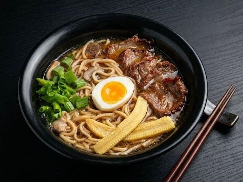 Yumurtalı ramen kâsesi
