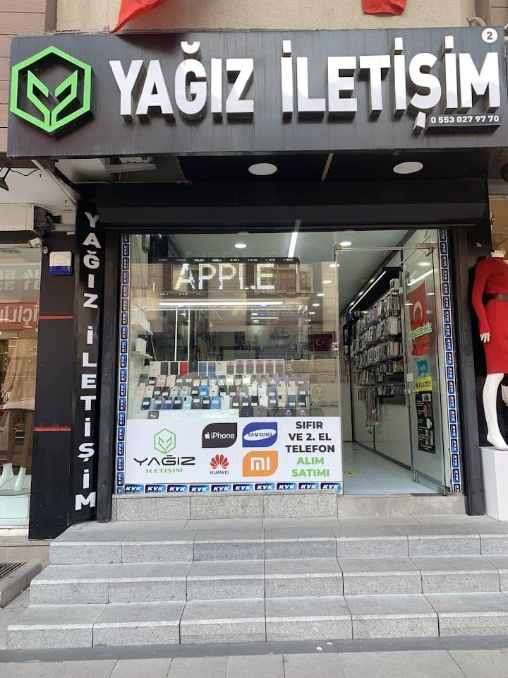 Yağız İletişim mağaza vitrini — Cemal Gürsel Cd., Gölbaşı