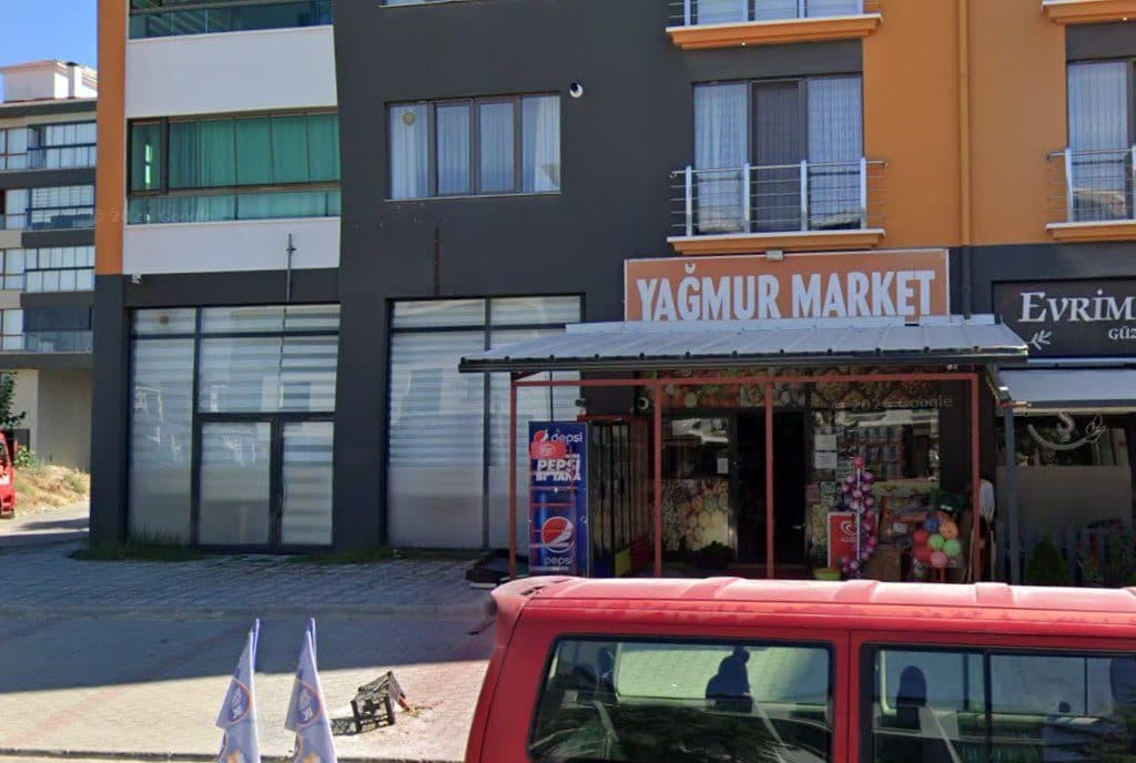 Yağmur Market dükkân görünümü (Google Street View)