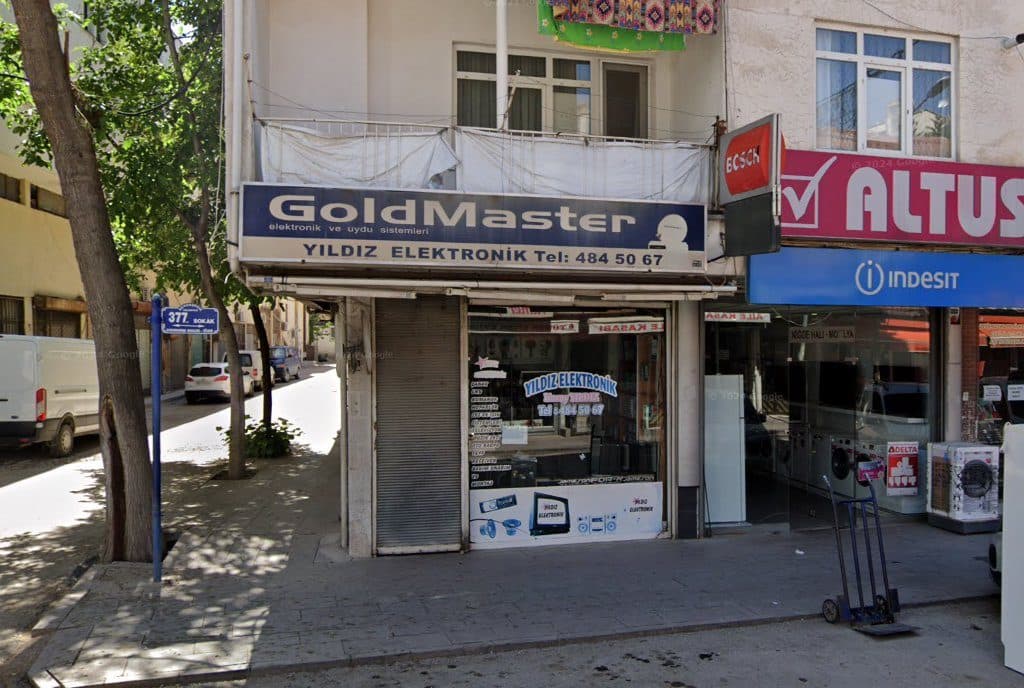 Yıldız Elektronik dükkân görünümü (Google Street View)