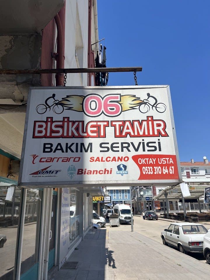 Bisiklet & motor tamir bakım servisi tabelası
