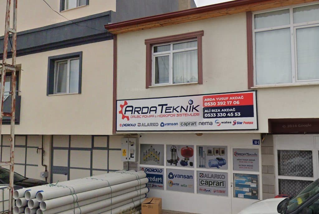 Arda Teknik dükkân görünümü (Google Street View)