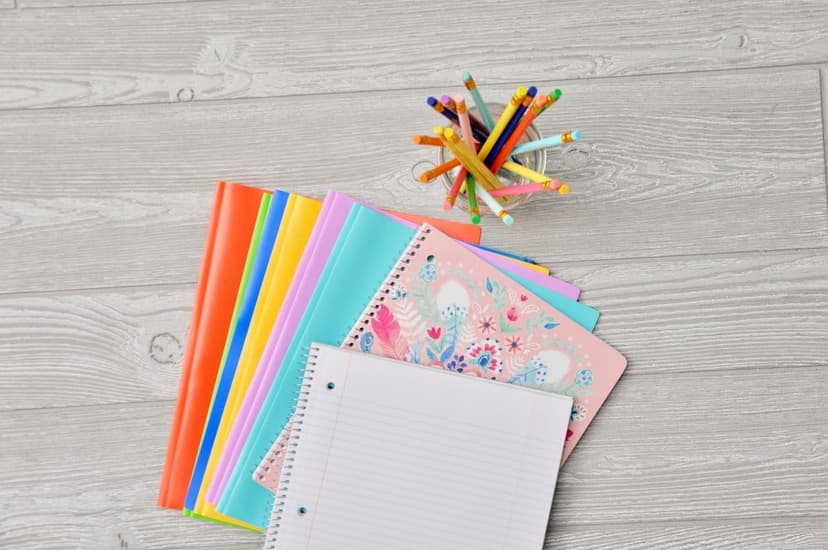 Defter ve okul kırtasiyesi (temsili görsel)