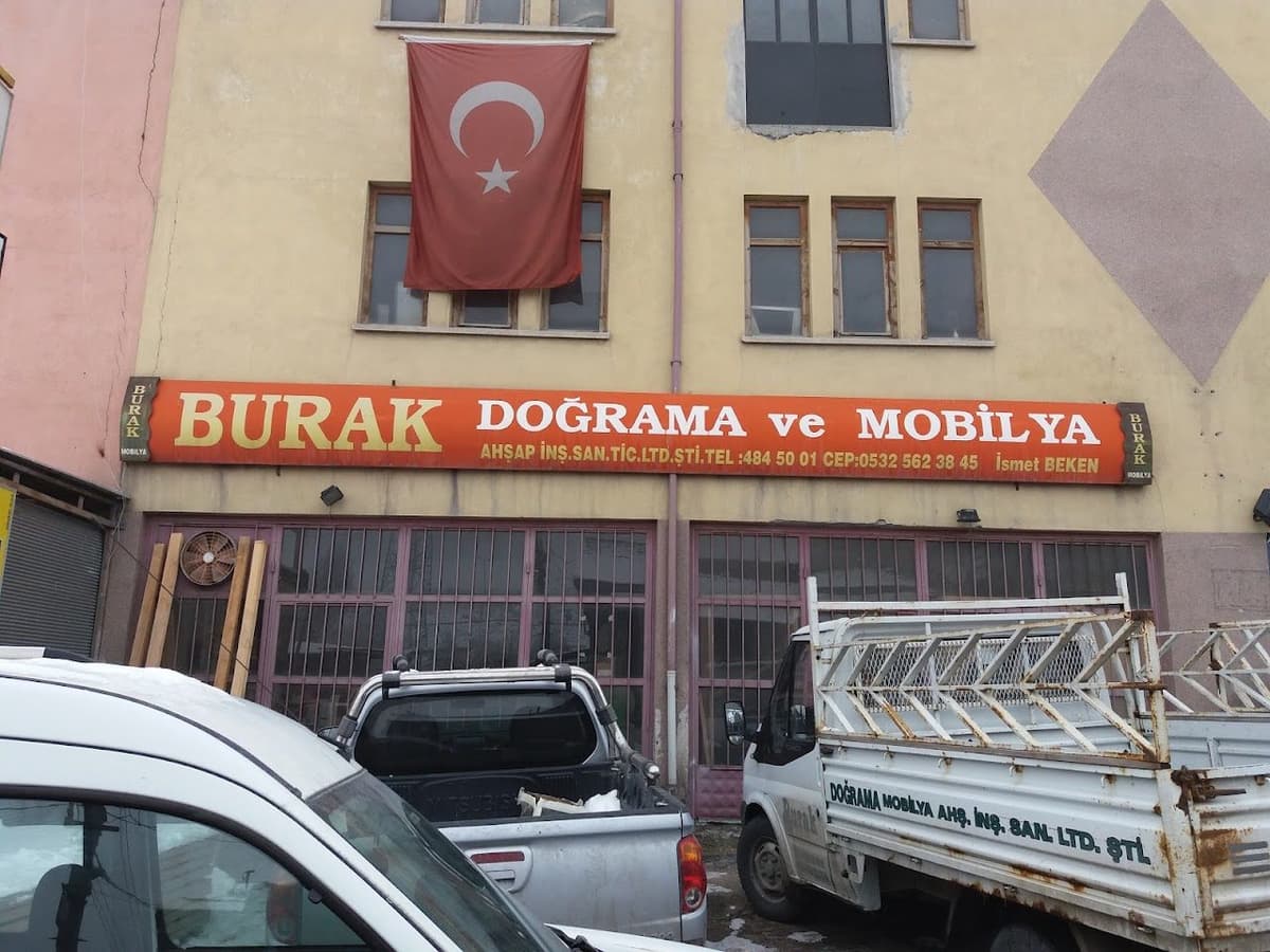 Burak Doğrama ve Mobilya dükkân görünümü