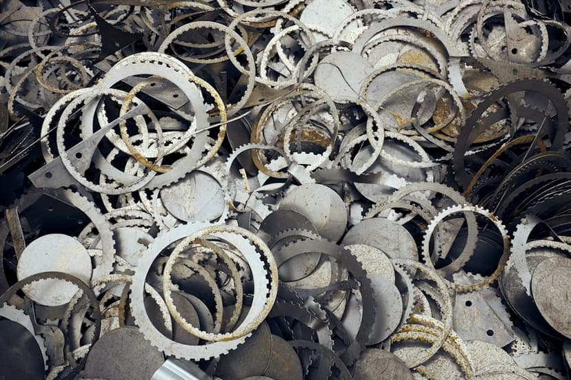 Geri dönüşüme hazır metal malzeme (temsili görsel)