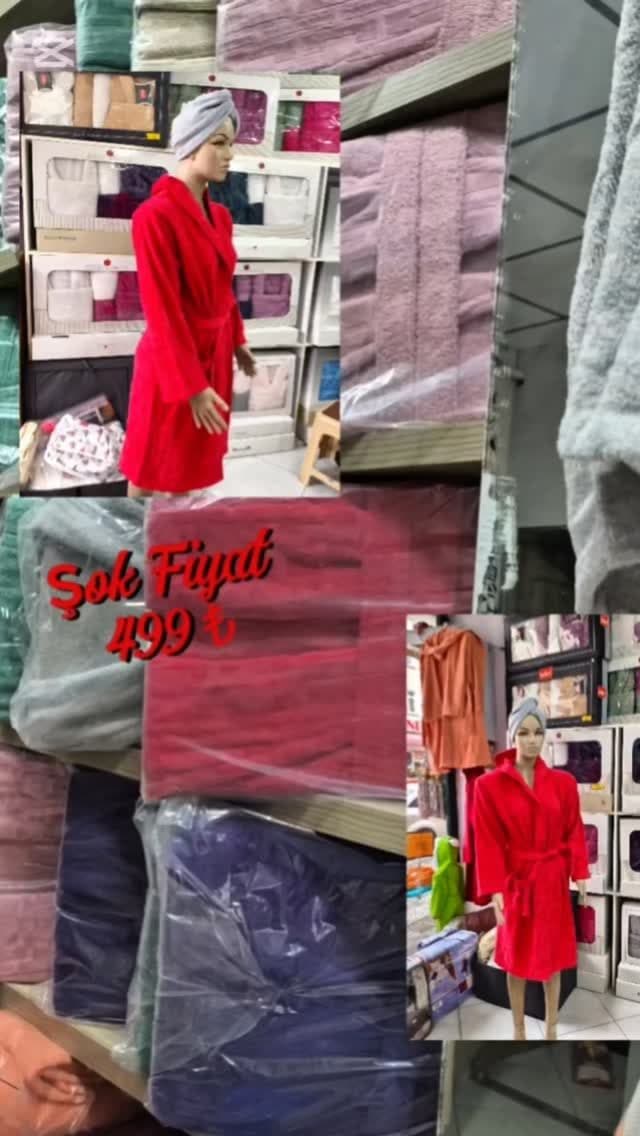 Bornoz, havlu ve ev tekstili ürünleri