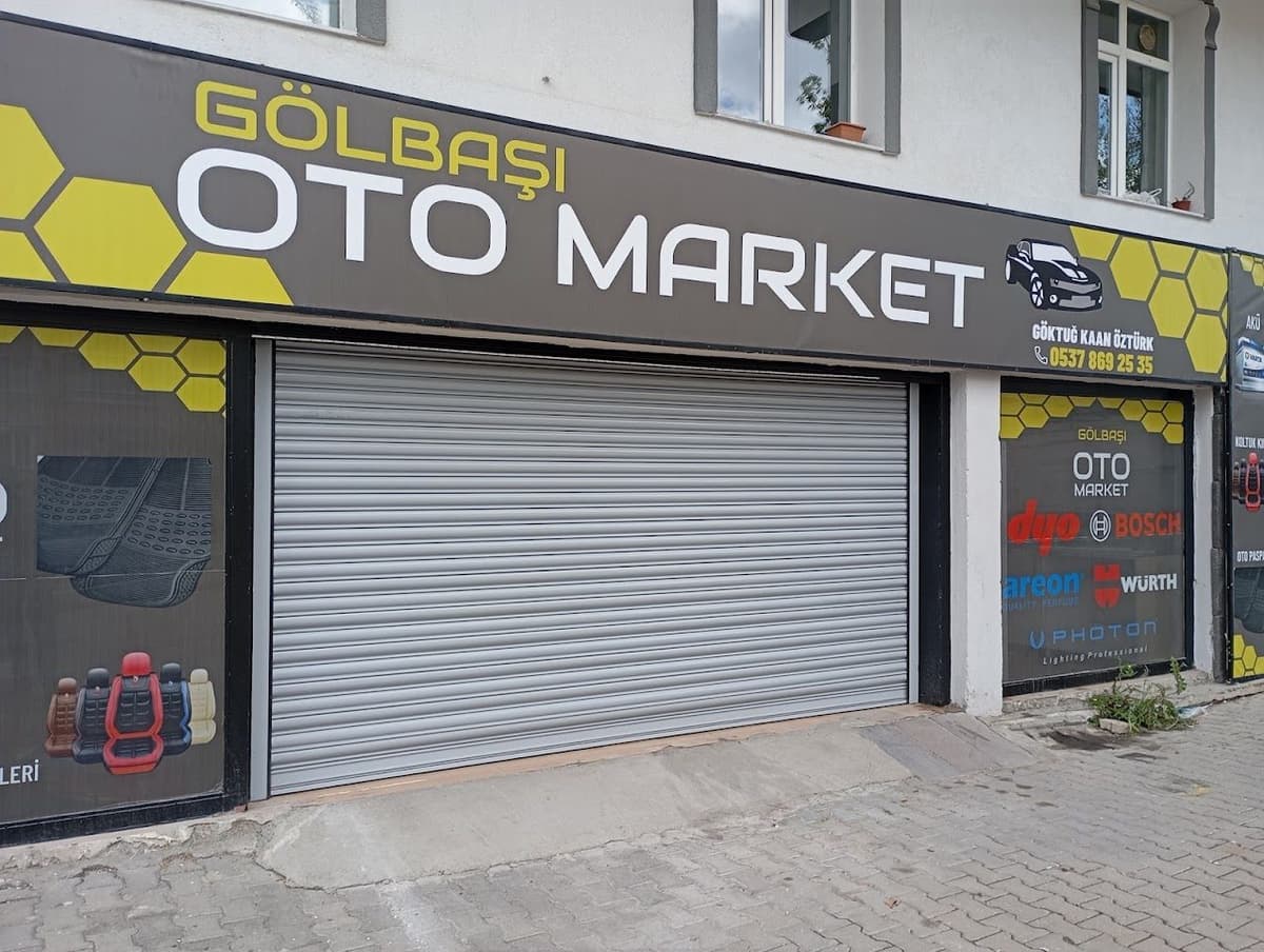 Gölbaşı Oto Market dükkân görünümü
