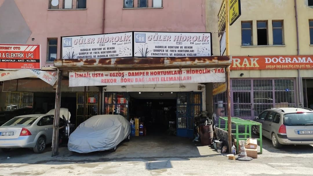 Güler Hidrolik dükkân cephesi — İsmail Usta