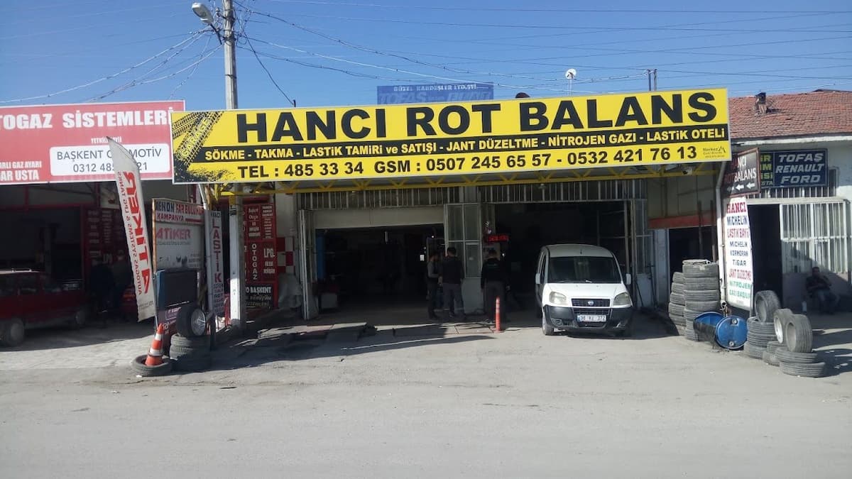 Hancı Rot Balans dükkân cephesi ve tabelası