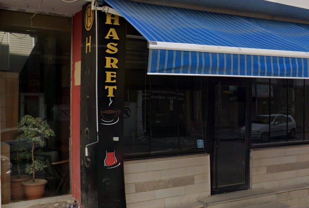 Hasret Cafe dükkân görünümü (Google Street View)