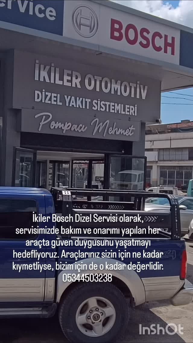 İkiler Otomotiv servis girişi