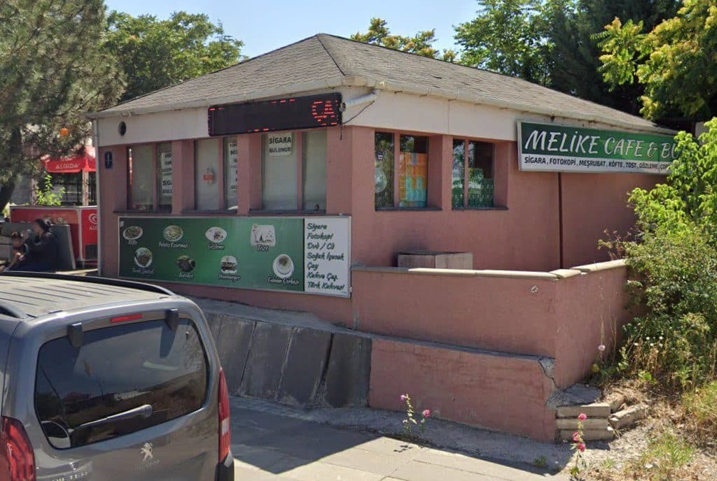 Melike Cafe & Büfe dükkân görünümü (Google Street View)