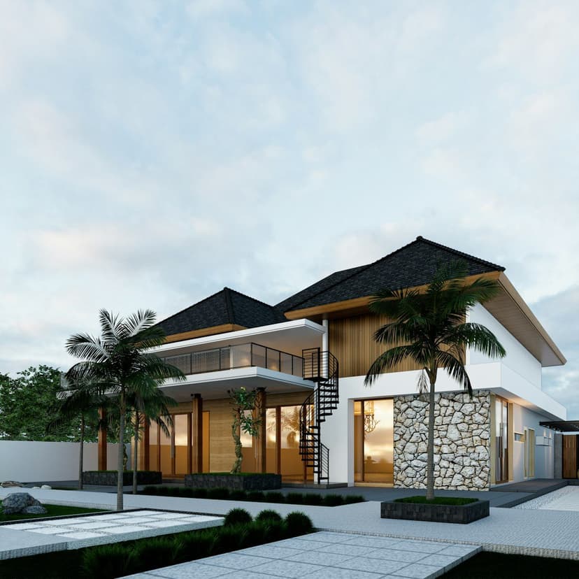 Bahçeli müstakil villa (temsili görsel)