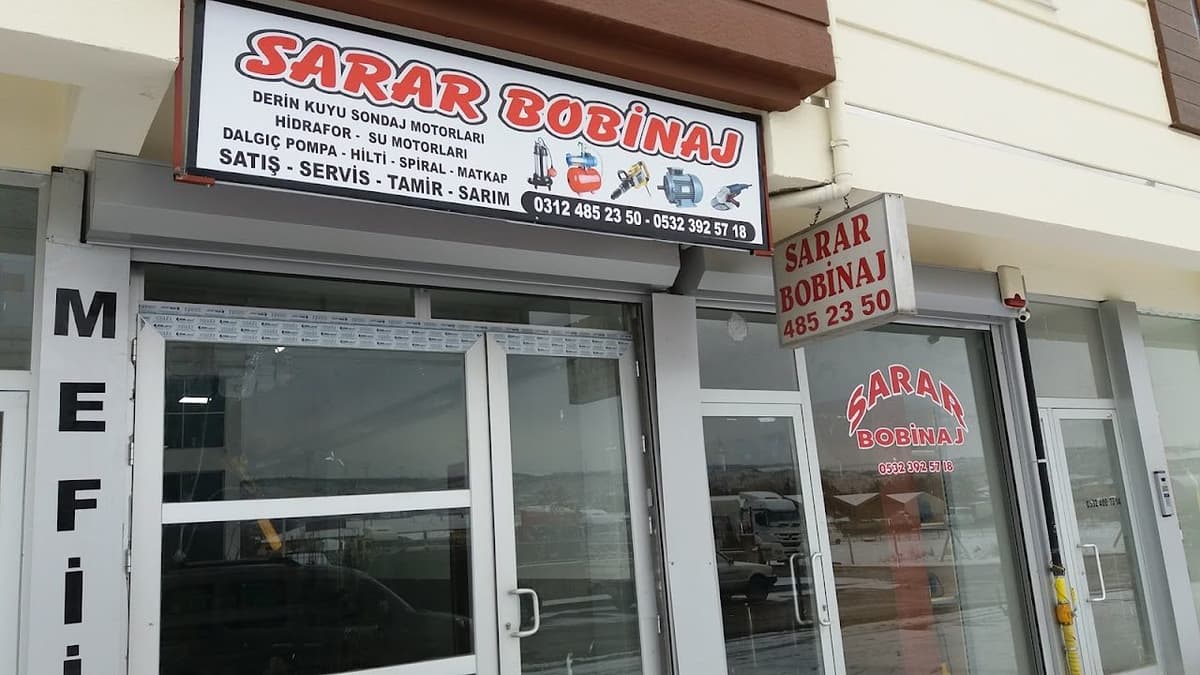 Sarar Bobinaj dükkân görünümü