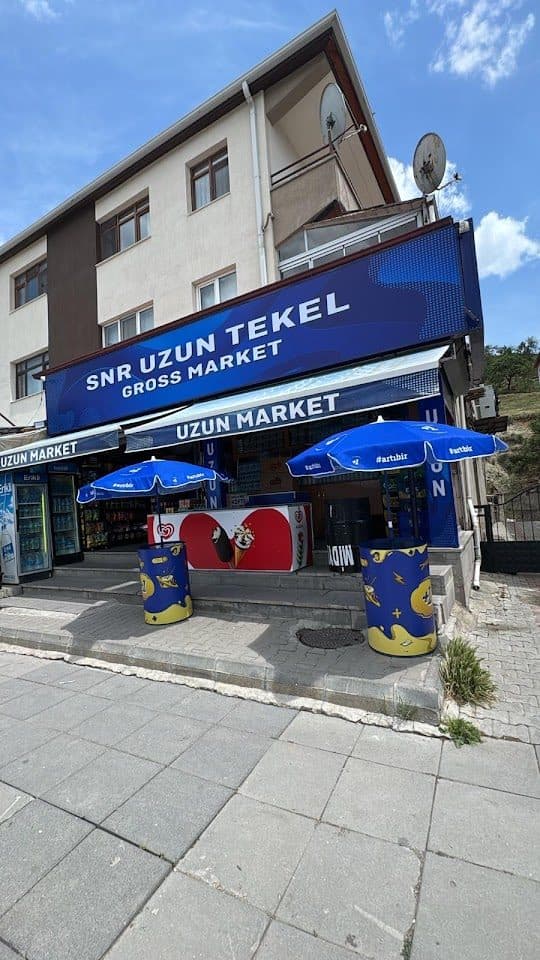 Uzun Market — SNR Uzun Tekel Gross Market dükkân cephesi