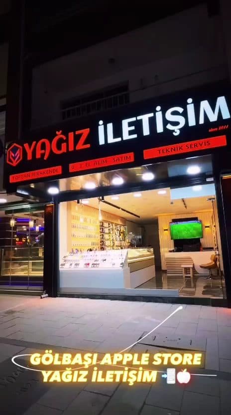 Yağız İletişim mağaza vitrini