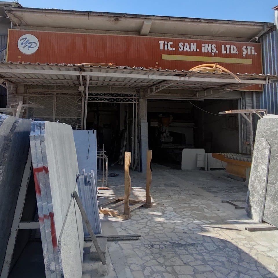 Yılpa Mermer dükkân ve atölye görünümü