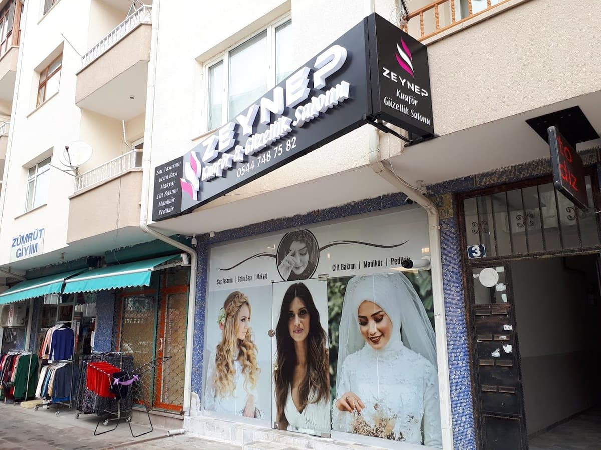 Zeynep Kuaför Güzellik Salonu dükkan görünümü
